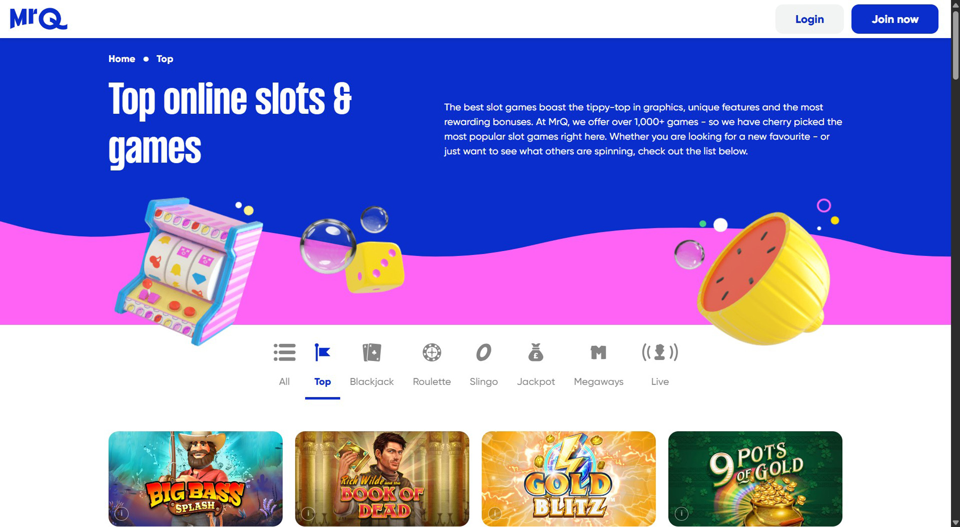4. MrQ Casino - Trusted Flexepin Casino Option